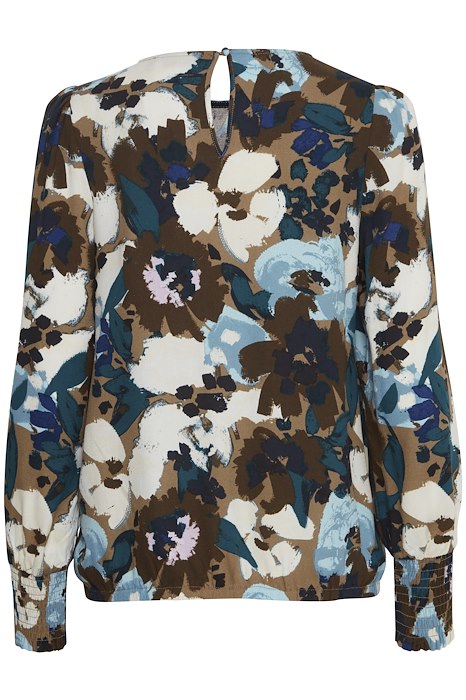 Fransa Mosa Flower Print Top
