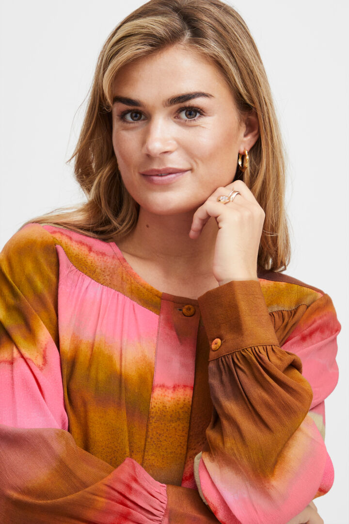 Fransa Rebekka Print Blouse