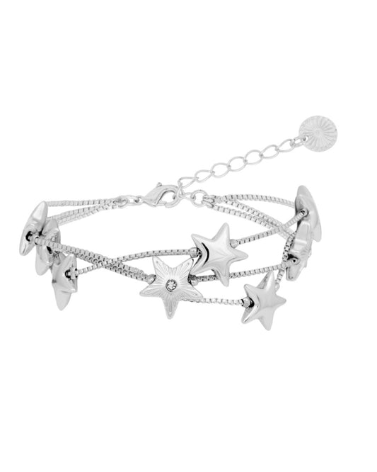 Silver Stars Bracelet
