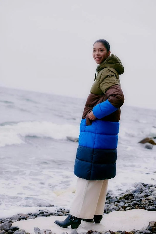 B Young Bomina Long Puffer Coat