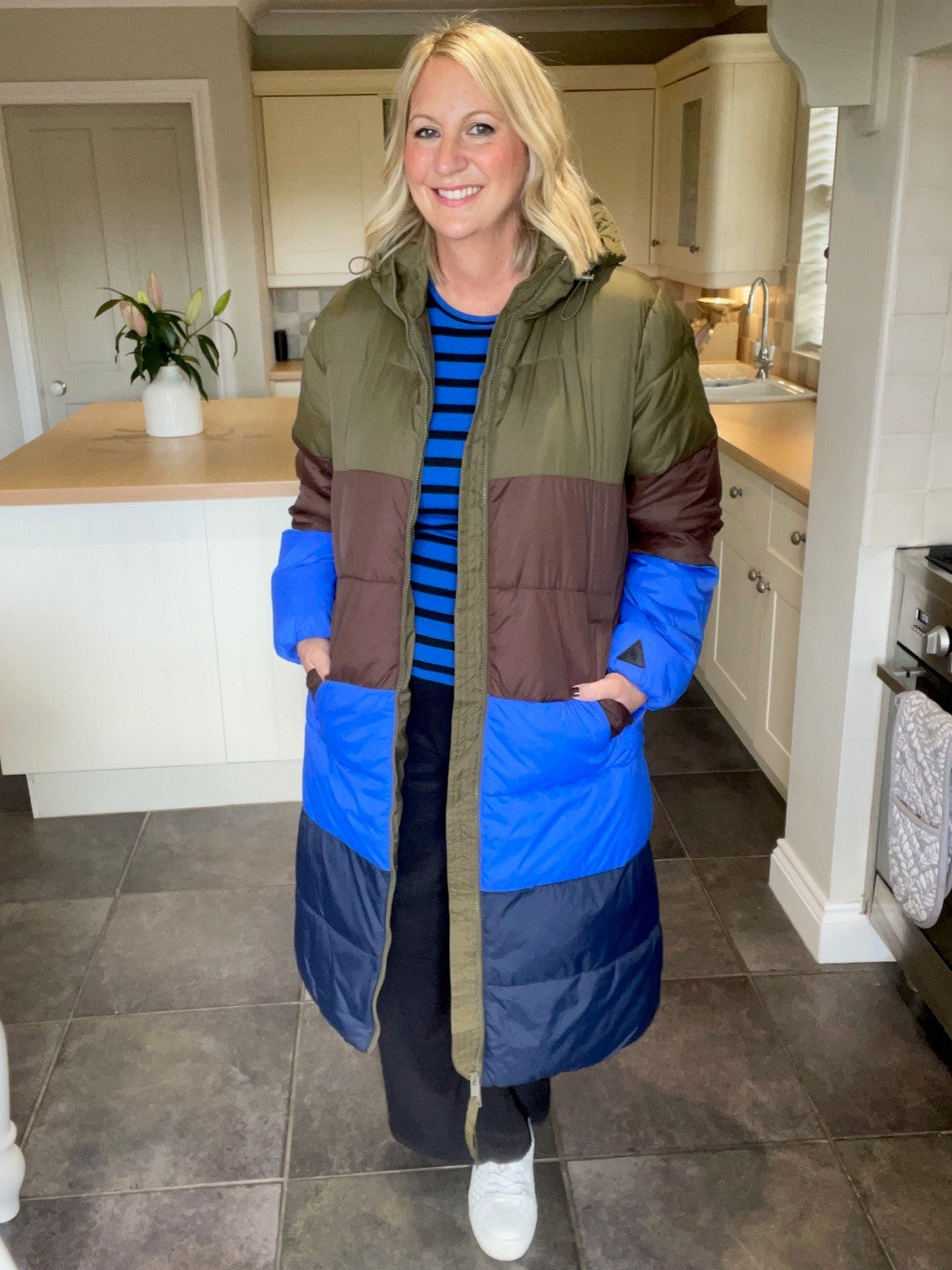 B Young Bomina Long Puffer Coat