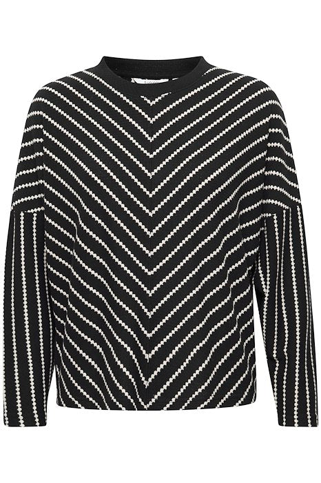B Young Bat-Wing Stripe Runi Jumper