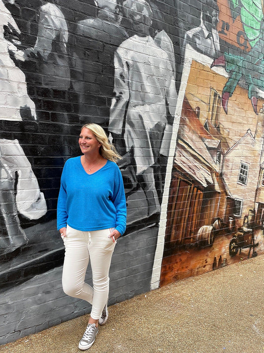 B Young Bysif V Neck Jumper