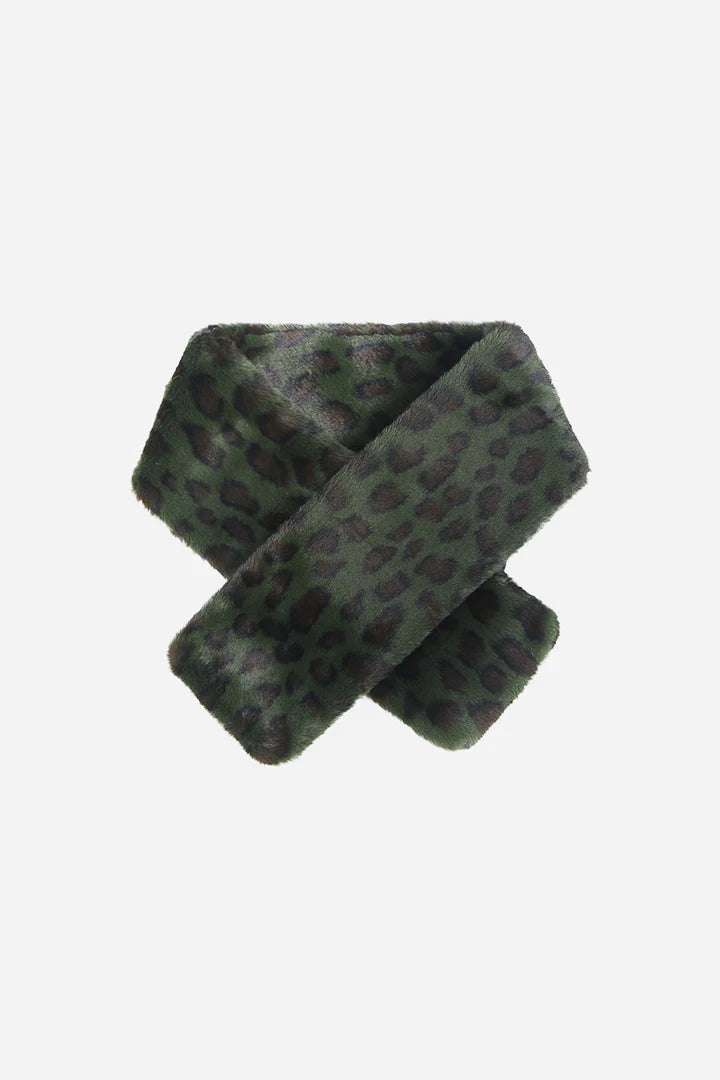 Miss Shorthair Faux Fur Tuck Through Scarf
