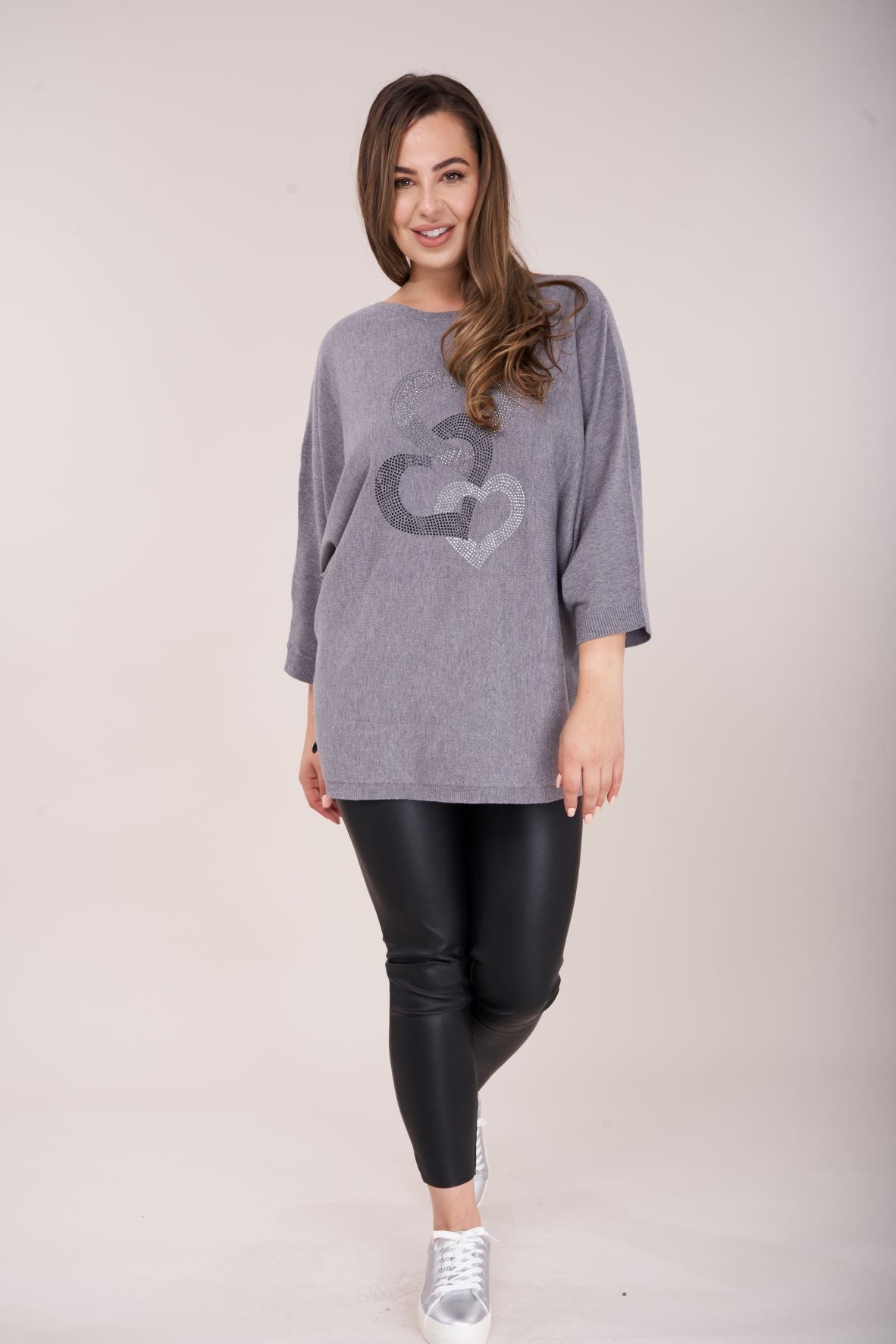 Malissa J Heart Motif Jumper