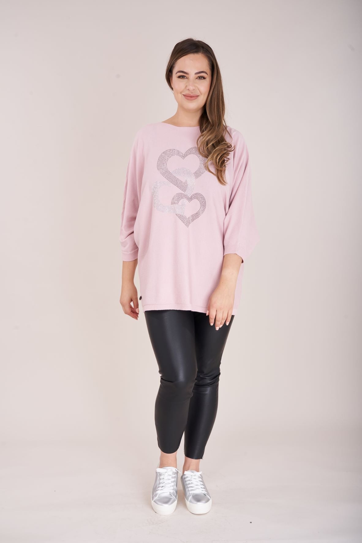 Malissa J Heart Motif Jumper