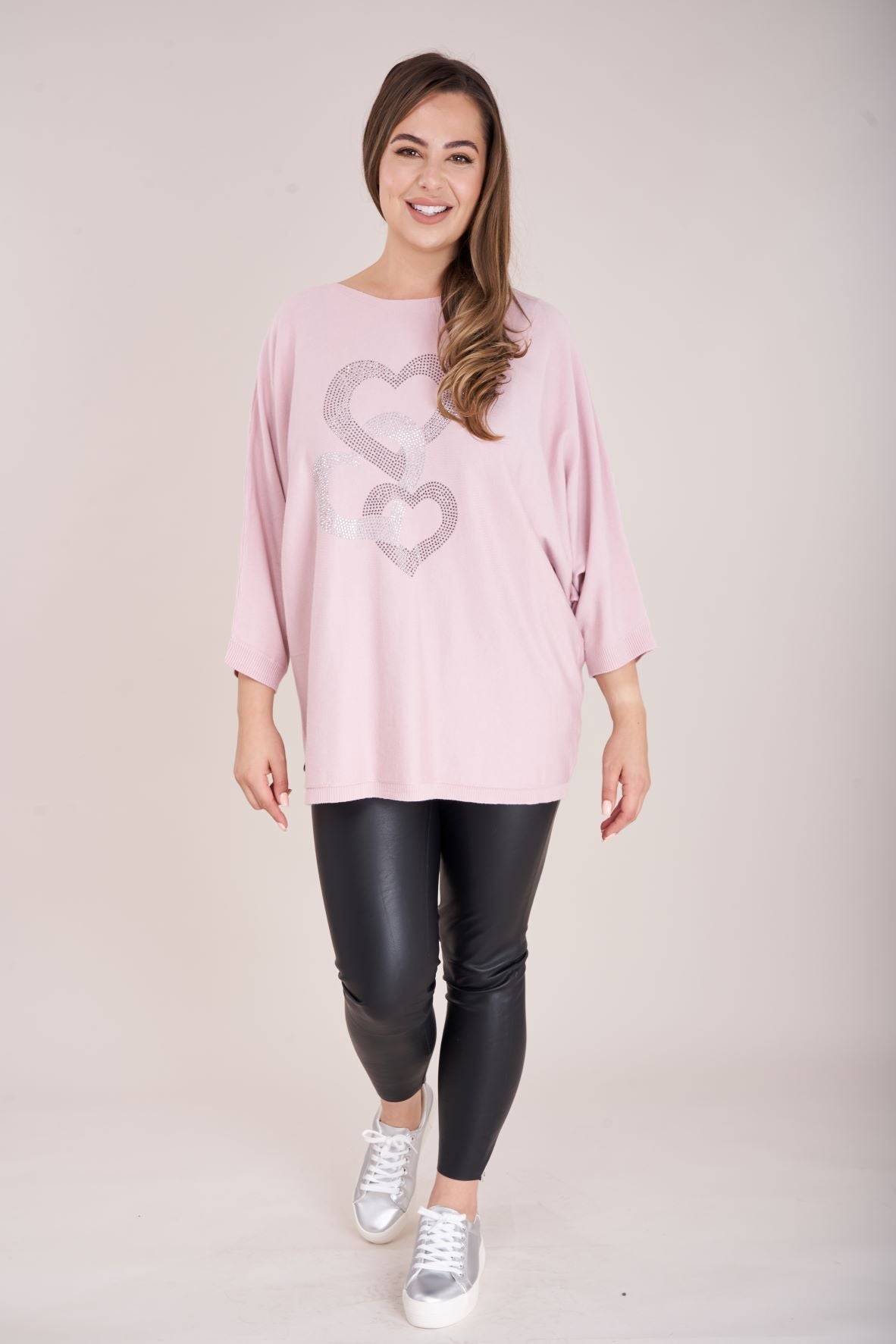 Malissa J Heart Motif Jumper