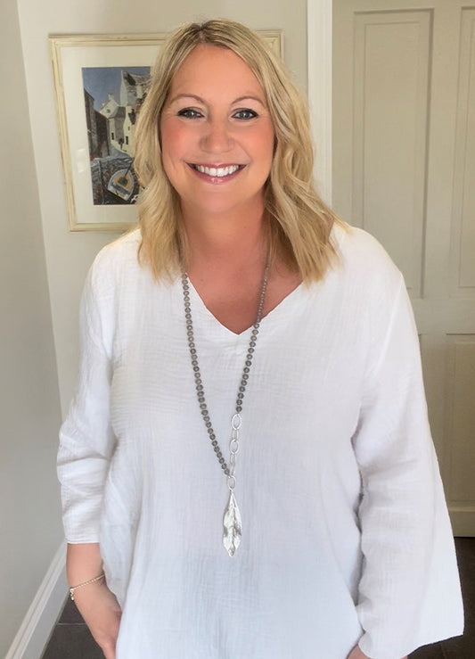 Long Leaf Pendant Necklace