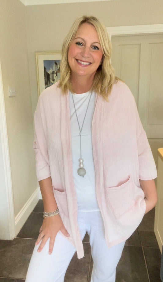 Soft Crinkle Cotton Jacket