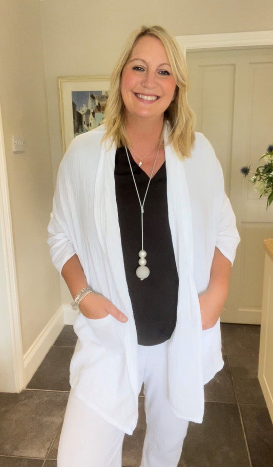 Soft Crinkle Cotton Jacket