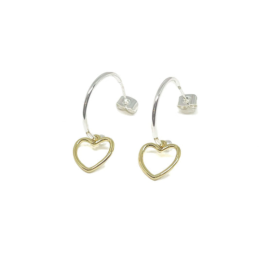 Clementine Selena heart earrings