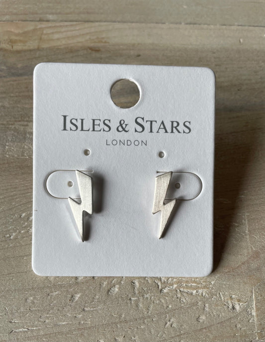 Silver Bolt Earrings