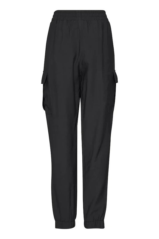 Fransa Krista Black Cargo Trouser
