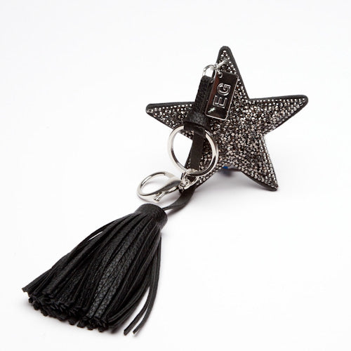 Crystal Star Bag Charm / Keyring With Tassle