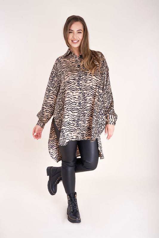 Malissa J Animal Print Shirt