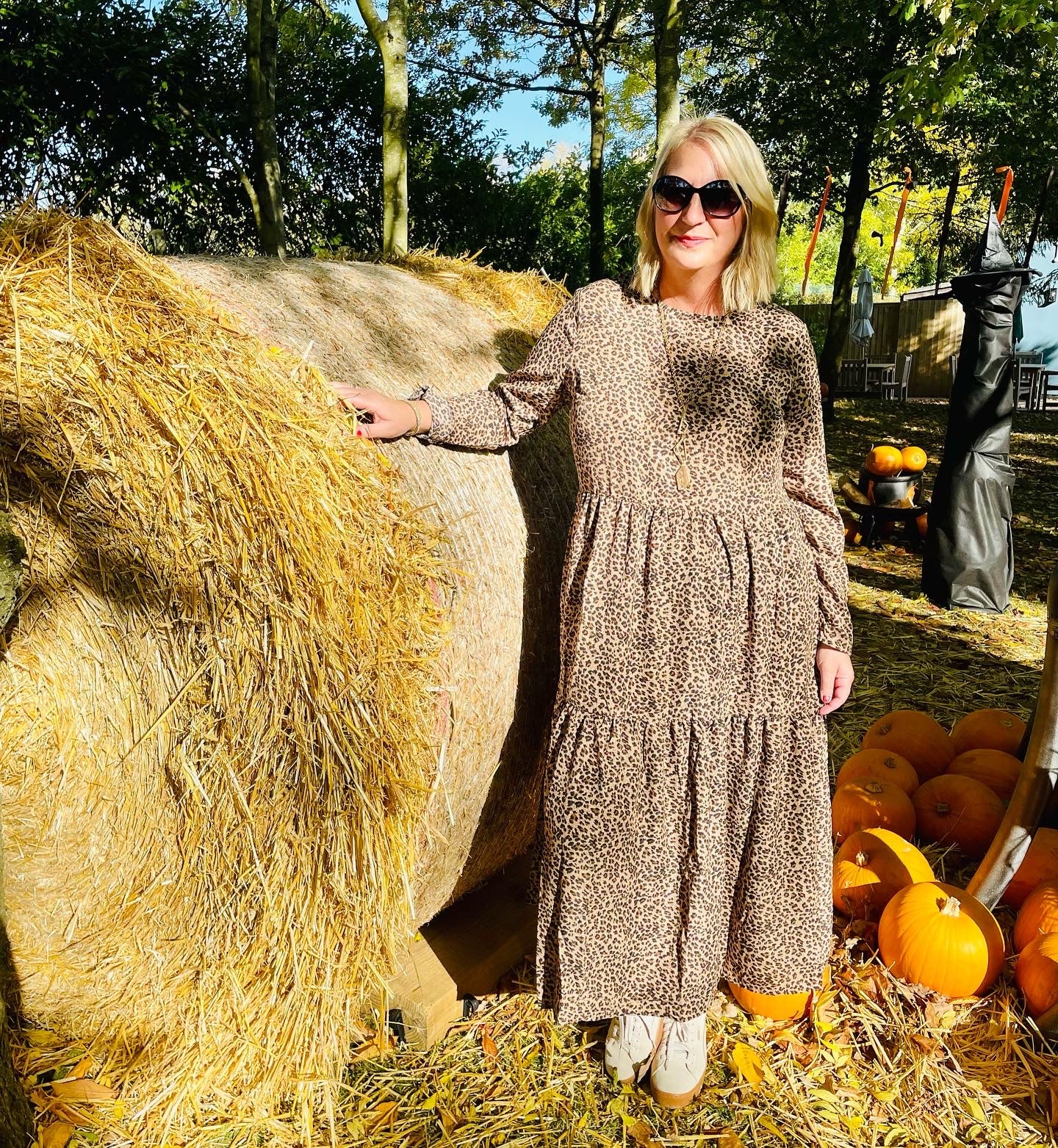 LONG SLEEVE TIERED SHORT DRESS LADY LIONHEART