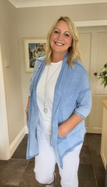 Soft Crinkle Cotton Jacket