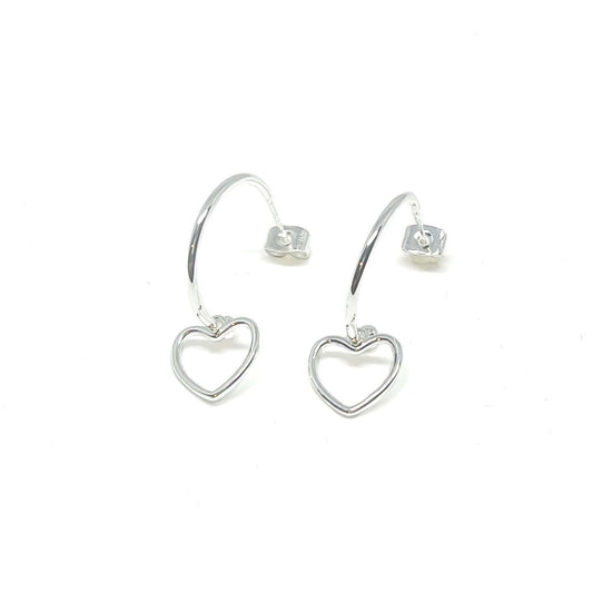 Clementine Selena heart earrings